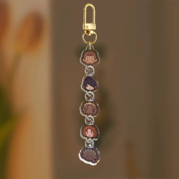 Dragon Age: Origins Connection Keychain - Alistair, Morrigan, Zevran, Leliana, Sten