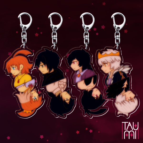 Princess Tutu Keychains Set 1