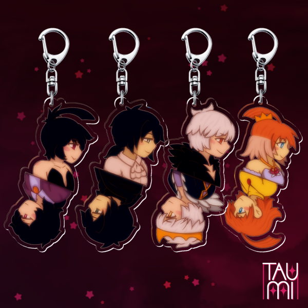 Princess Tutu Keychains Set 2