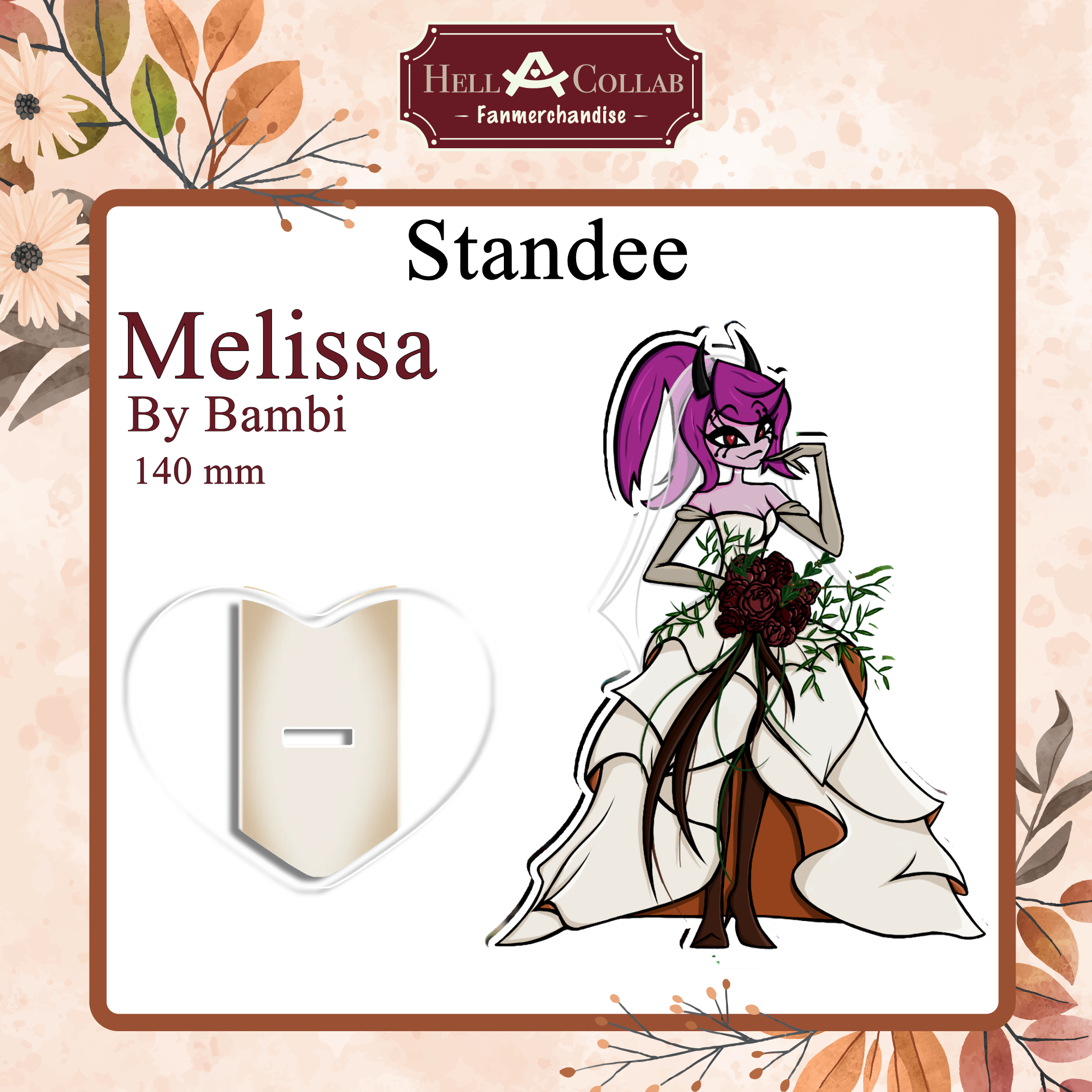 Bride Melissa Standee || Wedding Hell-a-Collab