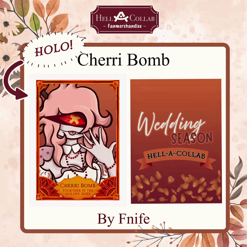 Cherri Bomb Trading Card || Wedding Hell-a-Collab