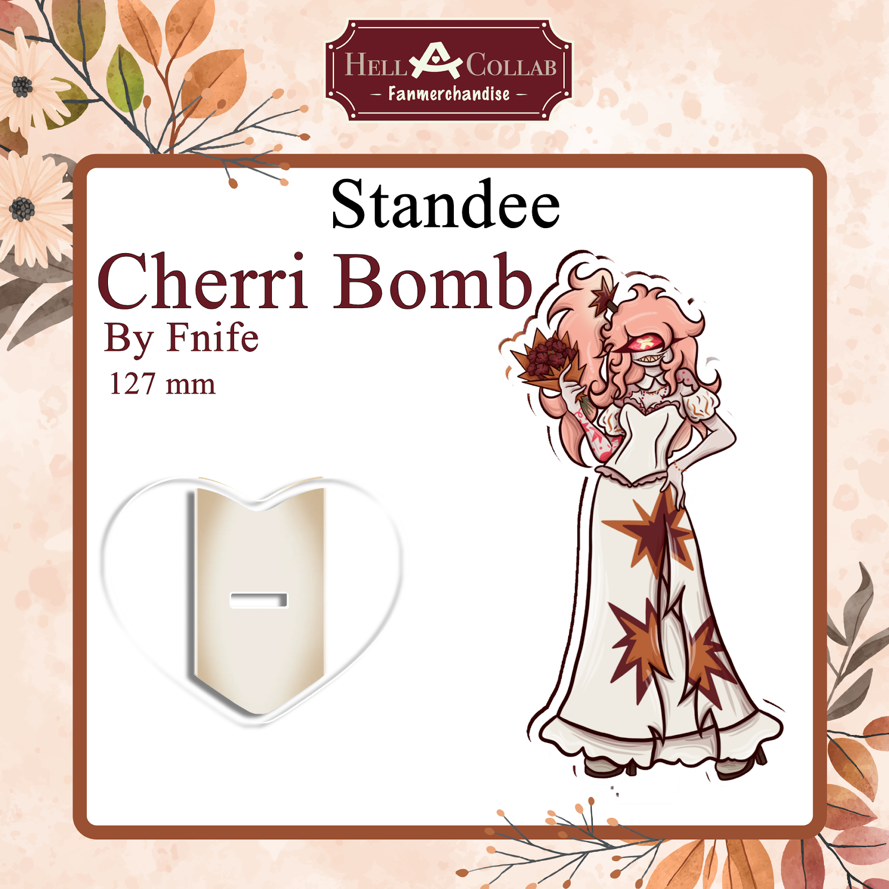Cherri Bomb Standee || Wedding Hell-a-Collab