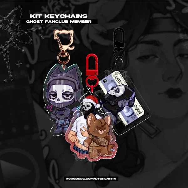 Kit Keychains - Ghost Fanclub Member - COD