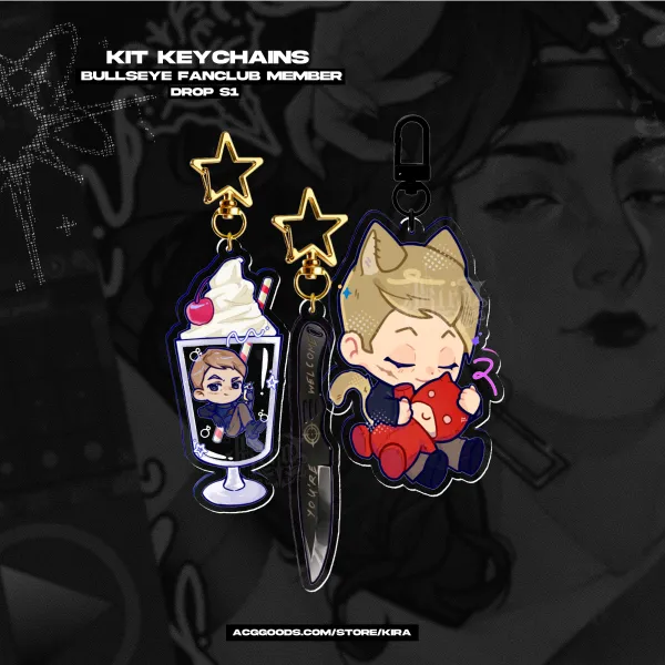 Kit Keychains - Bullseye Fanclub Member - DROP S1