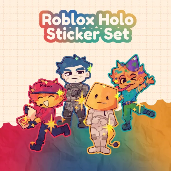 Roblox Holo Sticker Set