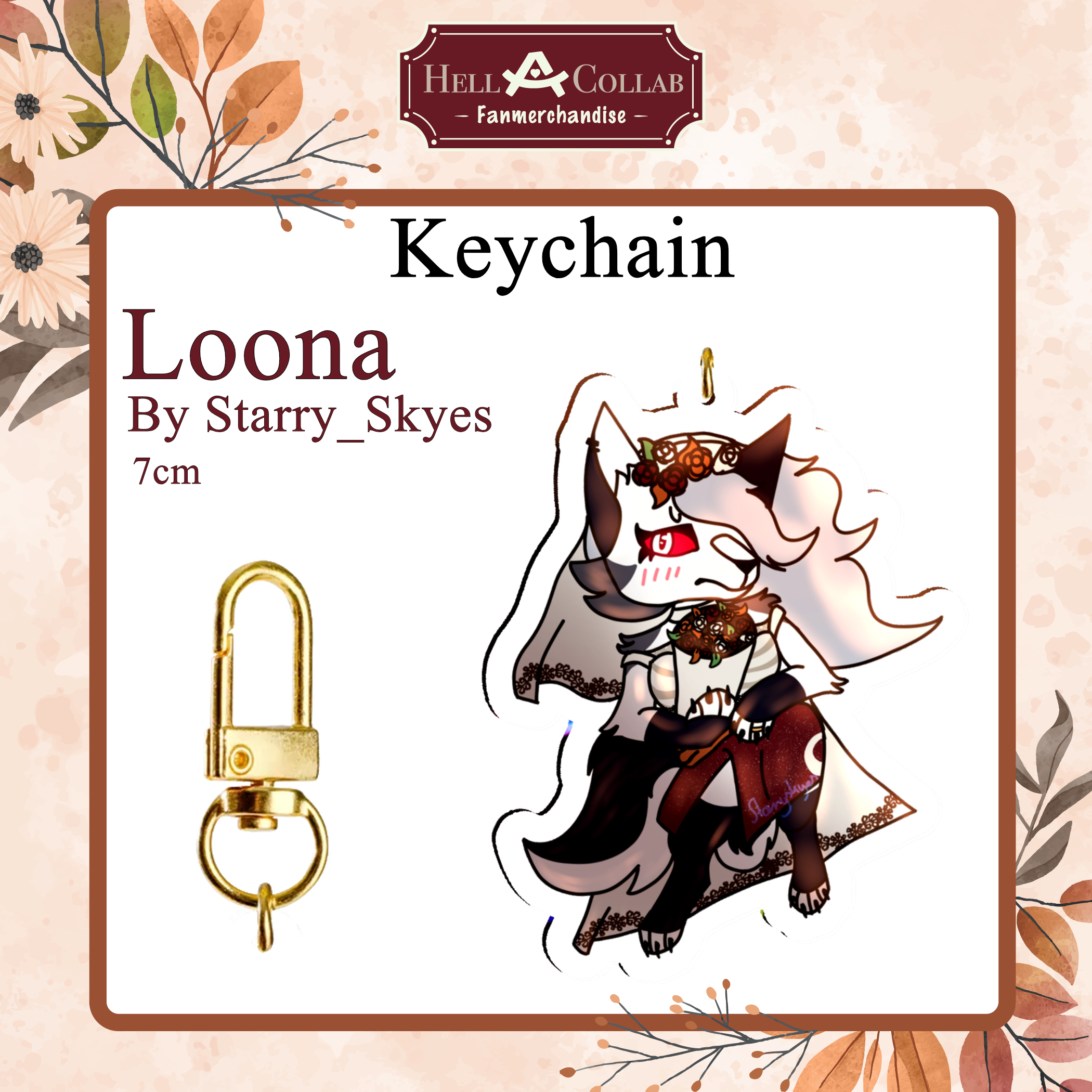 Loona Acrylic Keychain | Wedding Hell-a-Collab