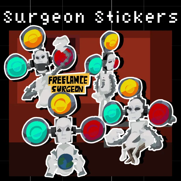 Surgeon Pack|| Endacopia Sticker Pack