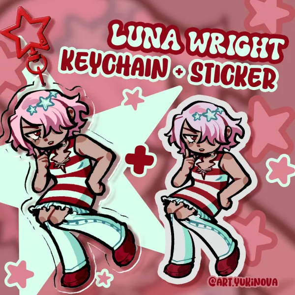Luna - Keychain/Sticker Set - [DCST]