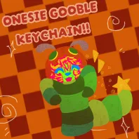 Onesie gooble keychain!