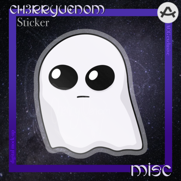 Ghost TBH sticker