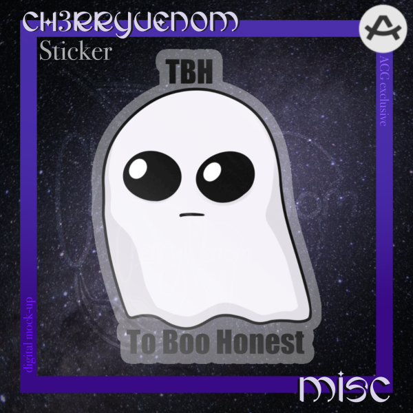 To Boo Honest Sticker