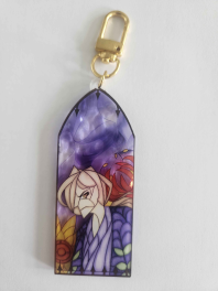 Isao - Stained Glass || OC || Ripple Acrylic Keychains
