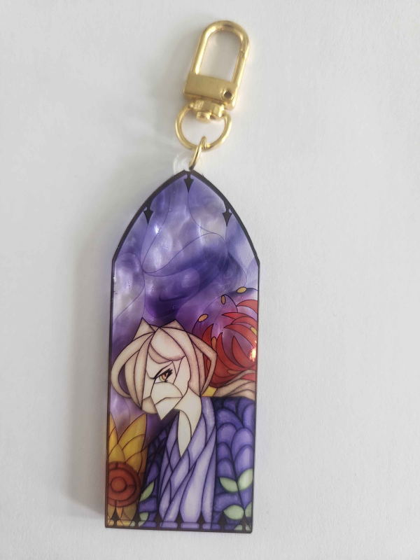Isao - Stained Glass || OC || Ripple Acrylic Keychains
