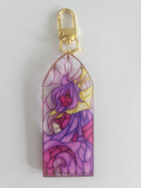 Aelaris - Stained Glass || OC || Ripple Acrylic Keychains