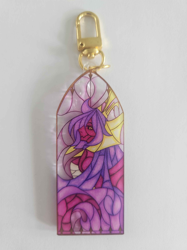 Aelaris - Stained Glass || OC || Ripple Acrylic Keychains