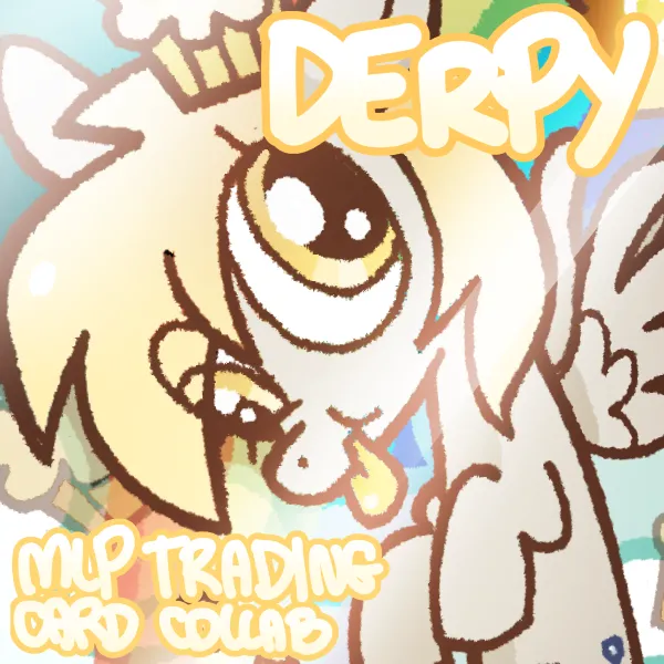 DERPY trading card