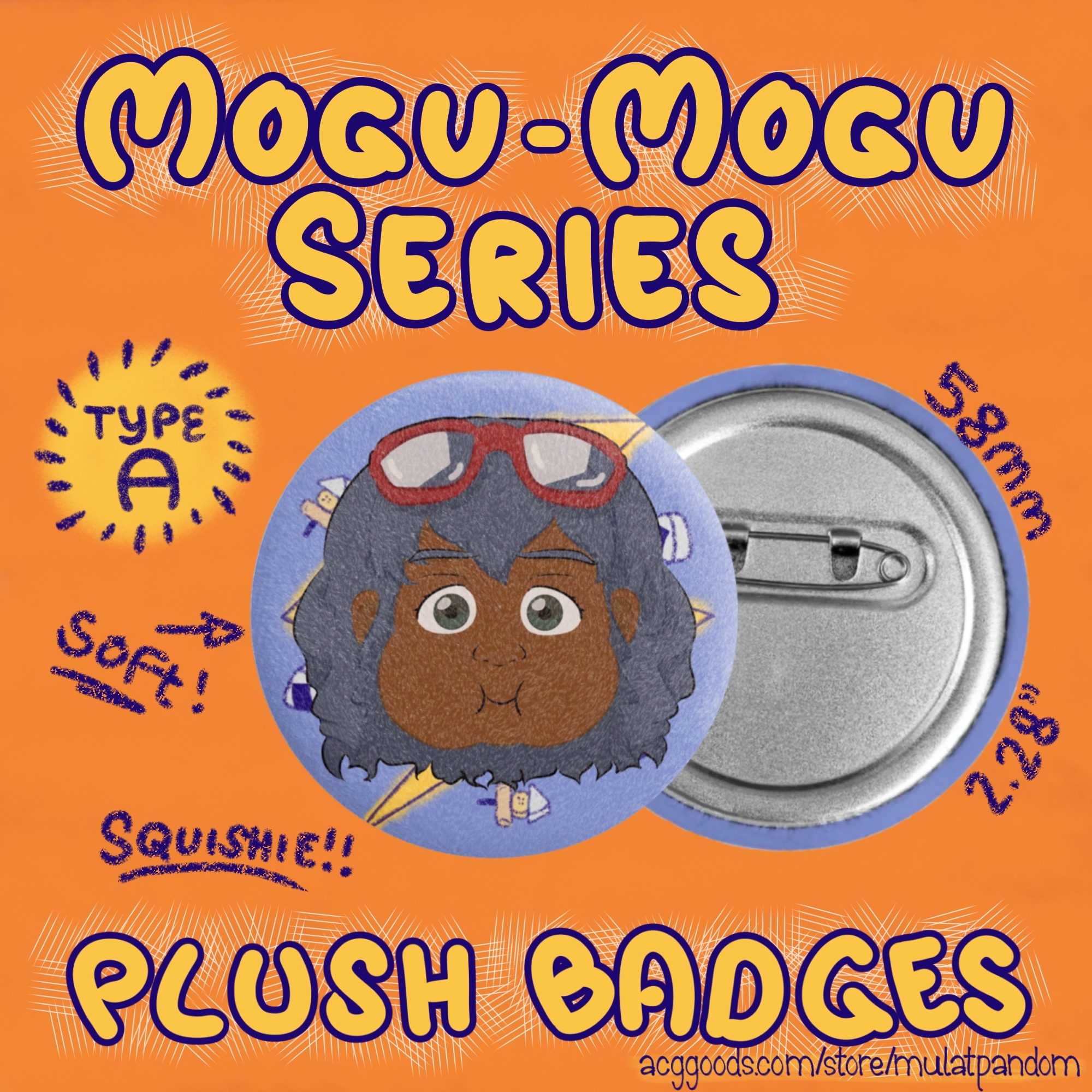 Counsellor Otonashi / Hills Mogu Mogu Plush Badge A