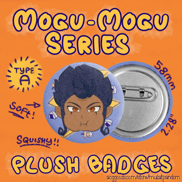 Tsurugi / Victor Mogu Mogu Plush Badge A
