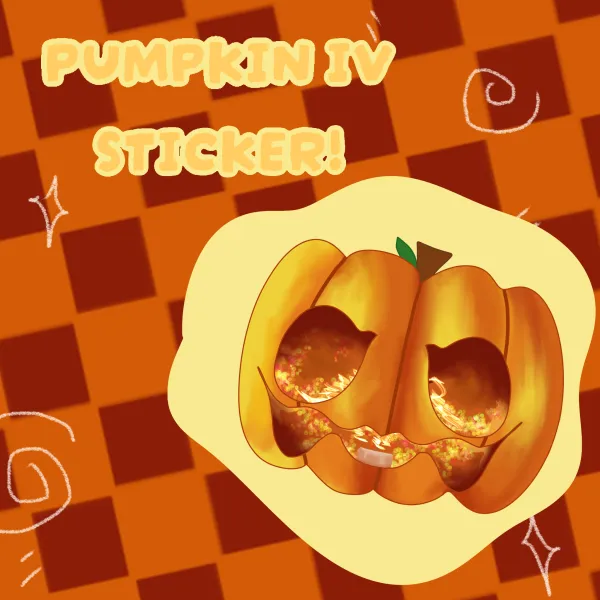 Pumpkin IV sticker!