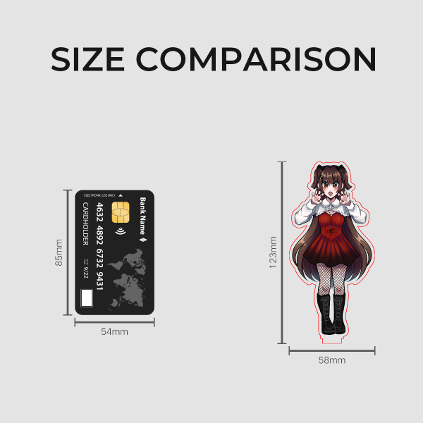 Nadi Vampire OC Clear Acrylic Standees