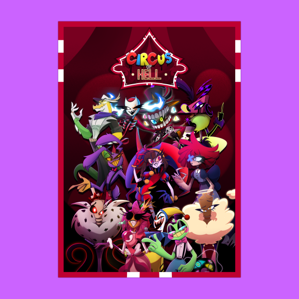 Circus of Hell posterπͺπ₯| Hazbin Hotel x The Amazing Digital Circus Au Fanmade | Potainasor β€οΈβ¨οΈπ€