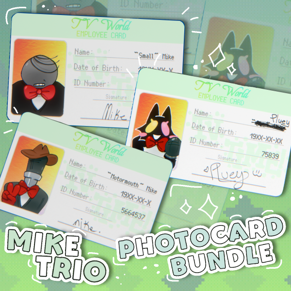 "Mike" (Deltarune) Photocard ID (BUNDLE)