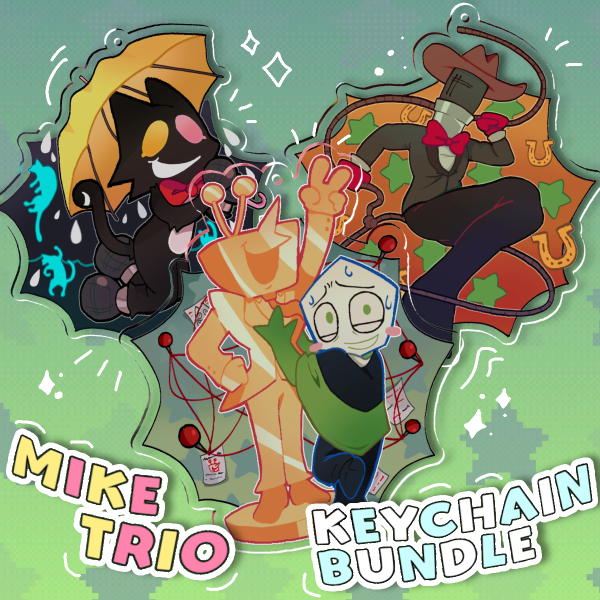 "Mike" (Deltarune) Acrylic Keychain (BUNDLE)