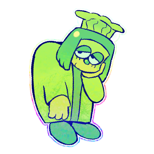 [ DELTARUNE ] Green Keychain