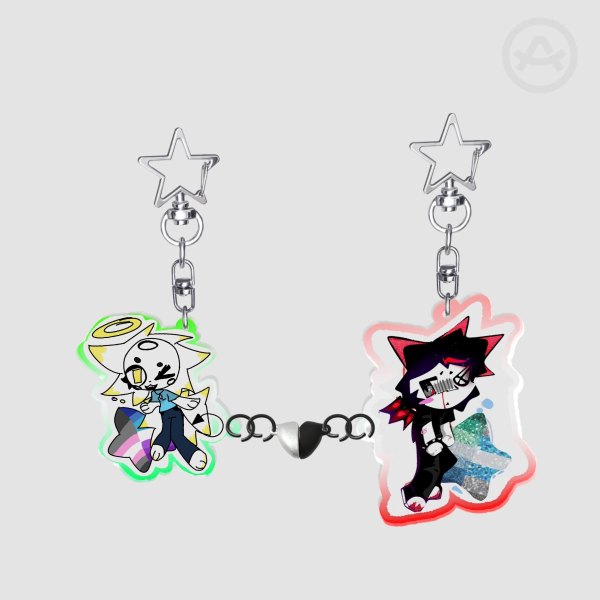 Acrylic Magnet Keychains