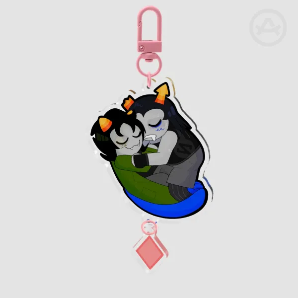 Meowrails - Connecting Acrylic Keychain