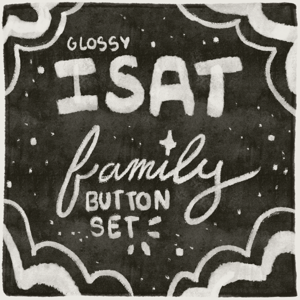 (Glossy) ISAT Family Button Set 
