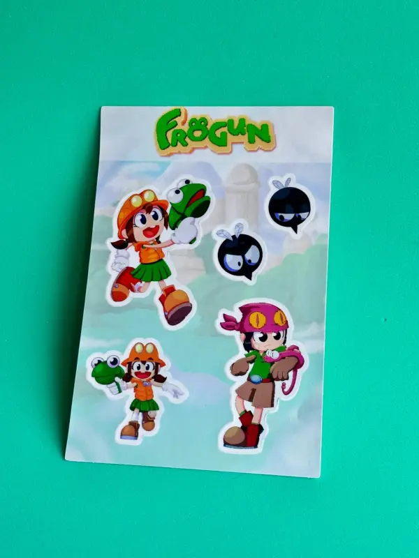 Frogun Stickers Sheet