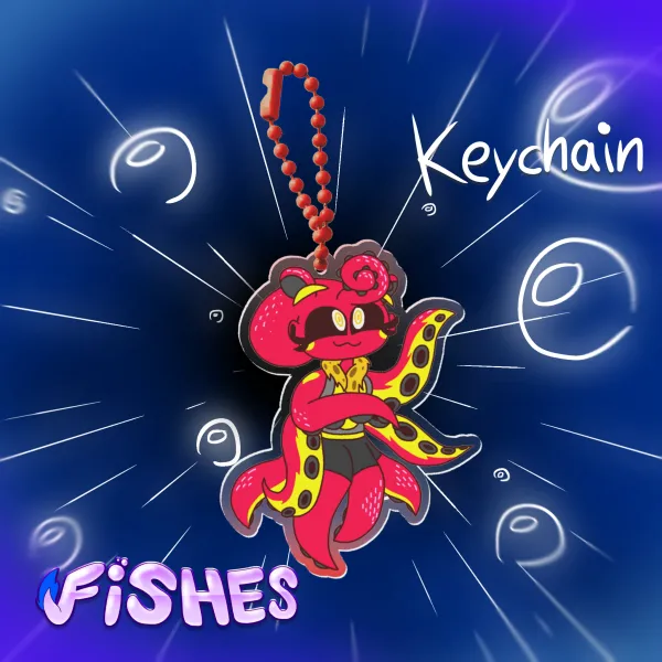 Eelly Beely Acrylic Keychain