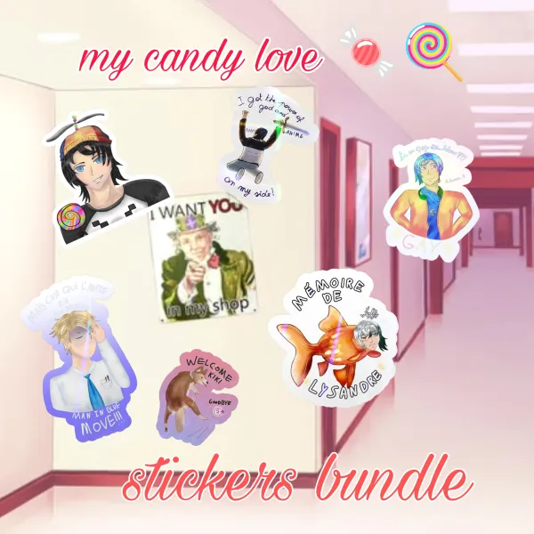 My candy love stickers bundle 🍬🍭