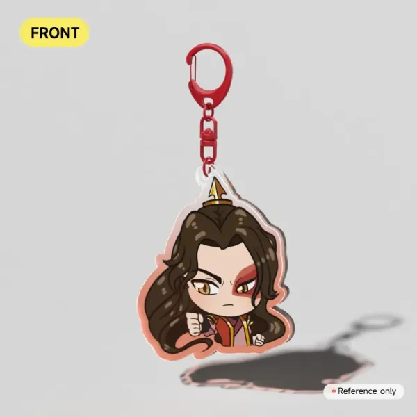 Zuko (fire lord movie) attack Colored Edge Acrylic Keychains