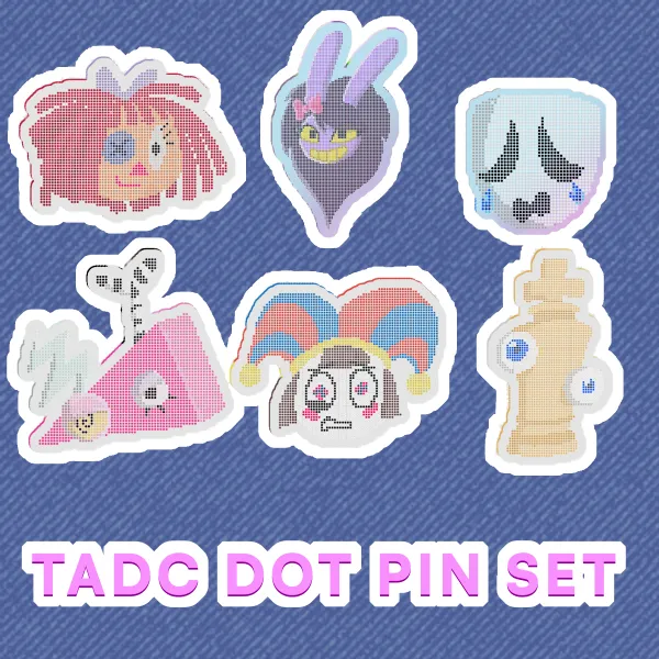 TADC Dot Matrix Acrylic Pin Set