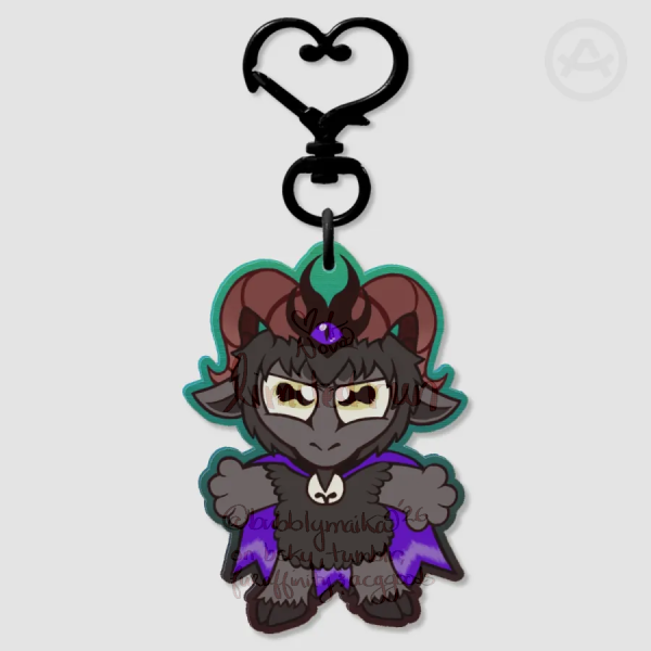 Goat - Wood Keychain (Early Draft Discount)