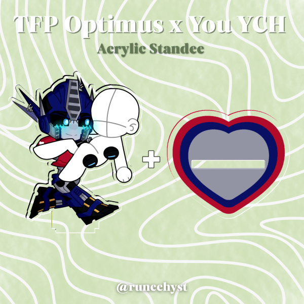 TFP Optimus Prime x You YCH Acrylic Standee (NEW)
