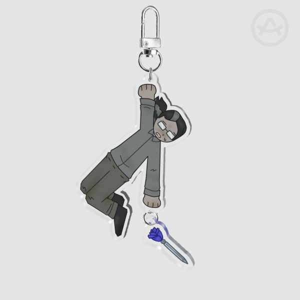 The Lexicographer/Wryn Nguyen (Pronoun Palace) Connection Keychain