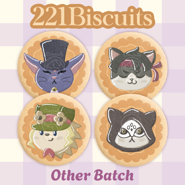 221Biscuits - Other Batch! (TGAA Mascot Cookies)