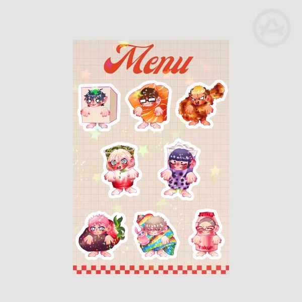 Sticker sheet set