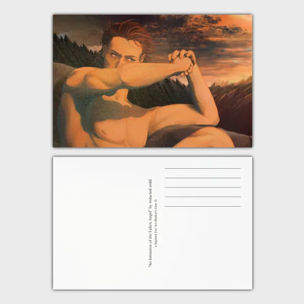 An Imitation of the Fallen Angel - Postcard Print