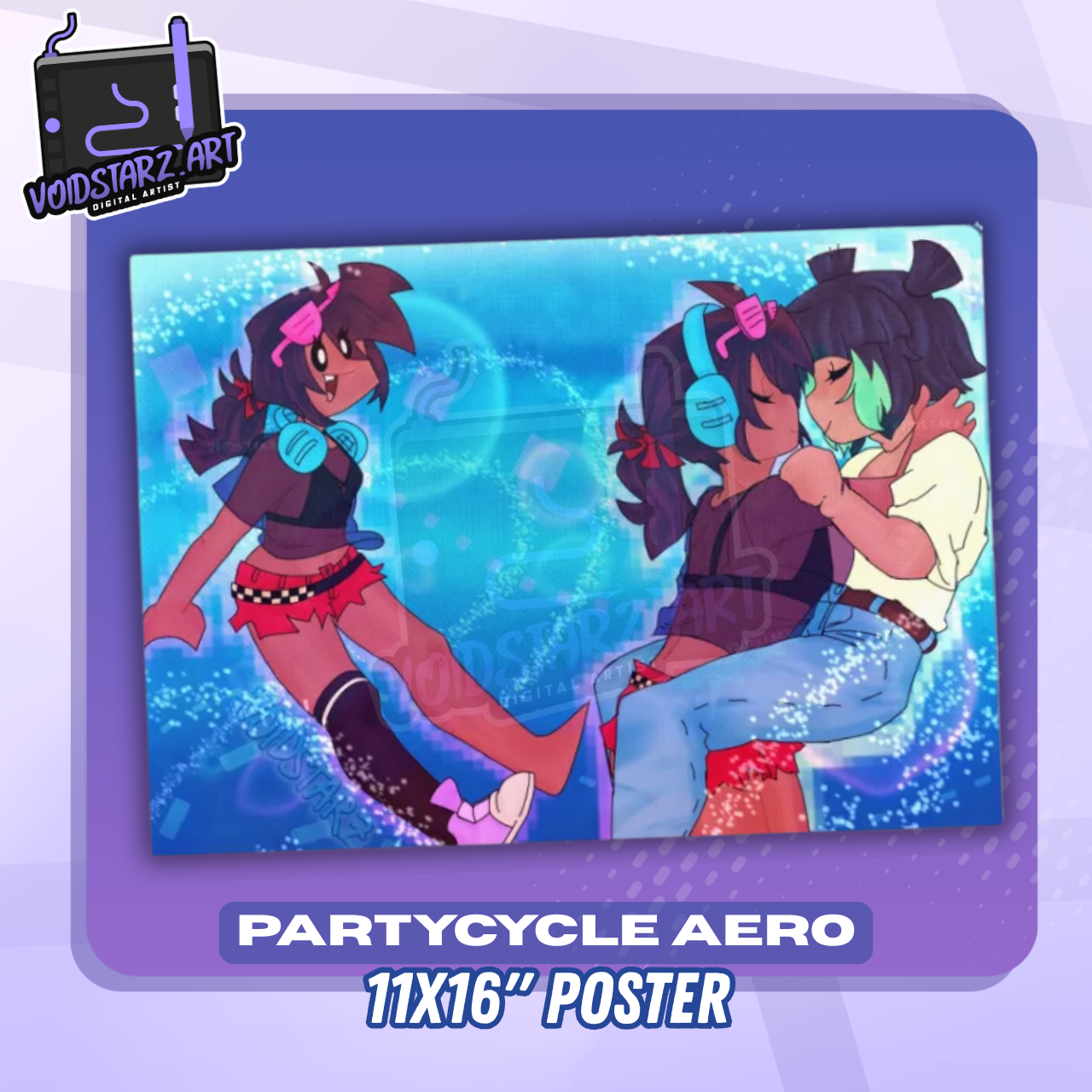 PARTYCYCLE Frutiger Aero 11x16" Poster