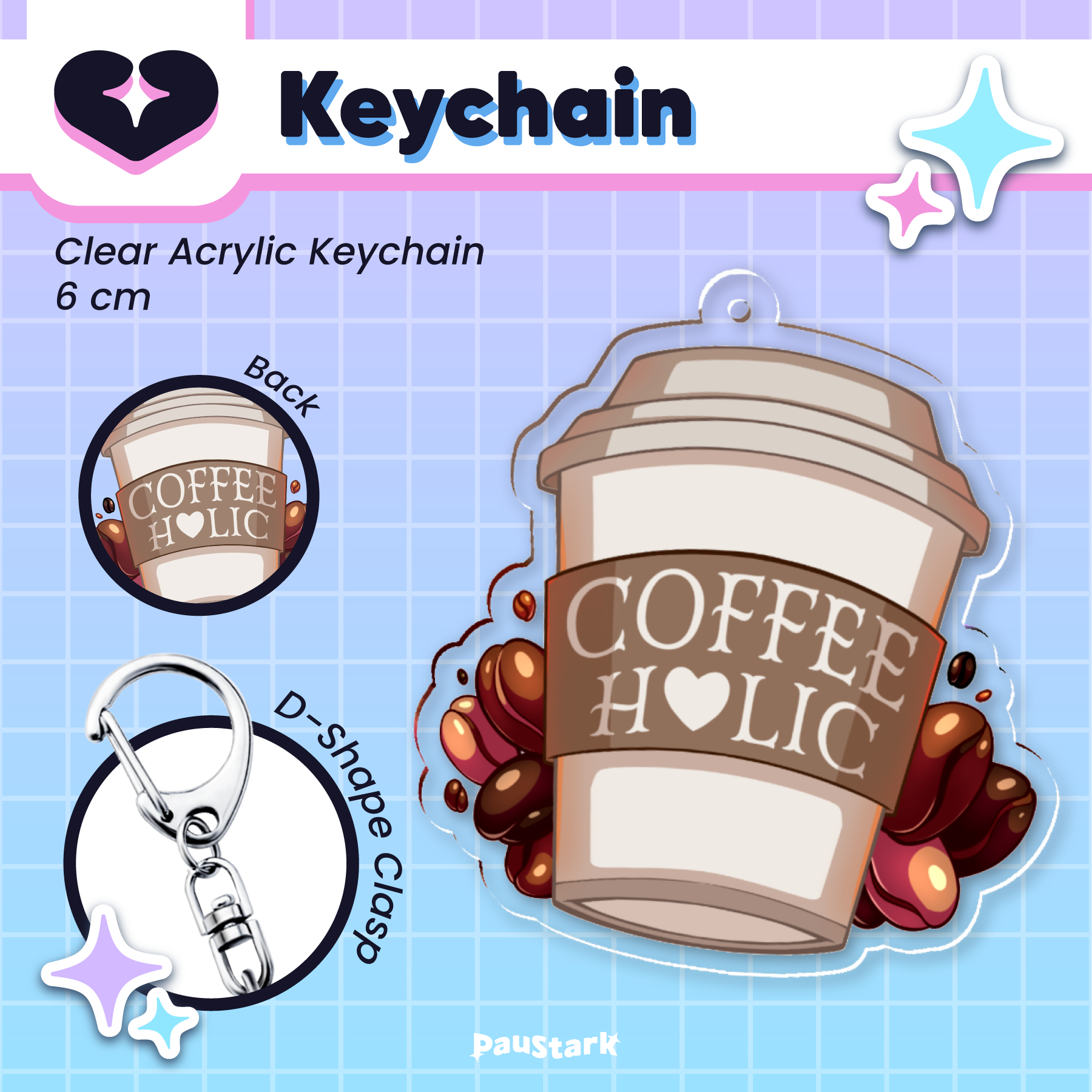 Coffee Holic || Keychain