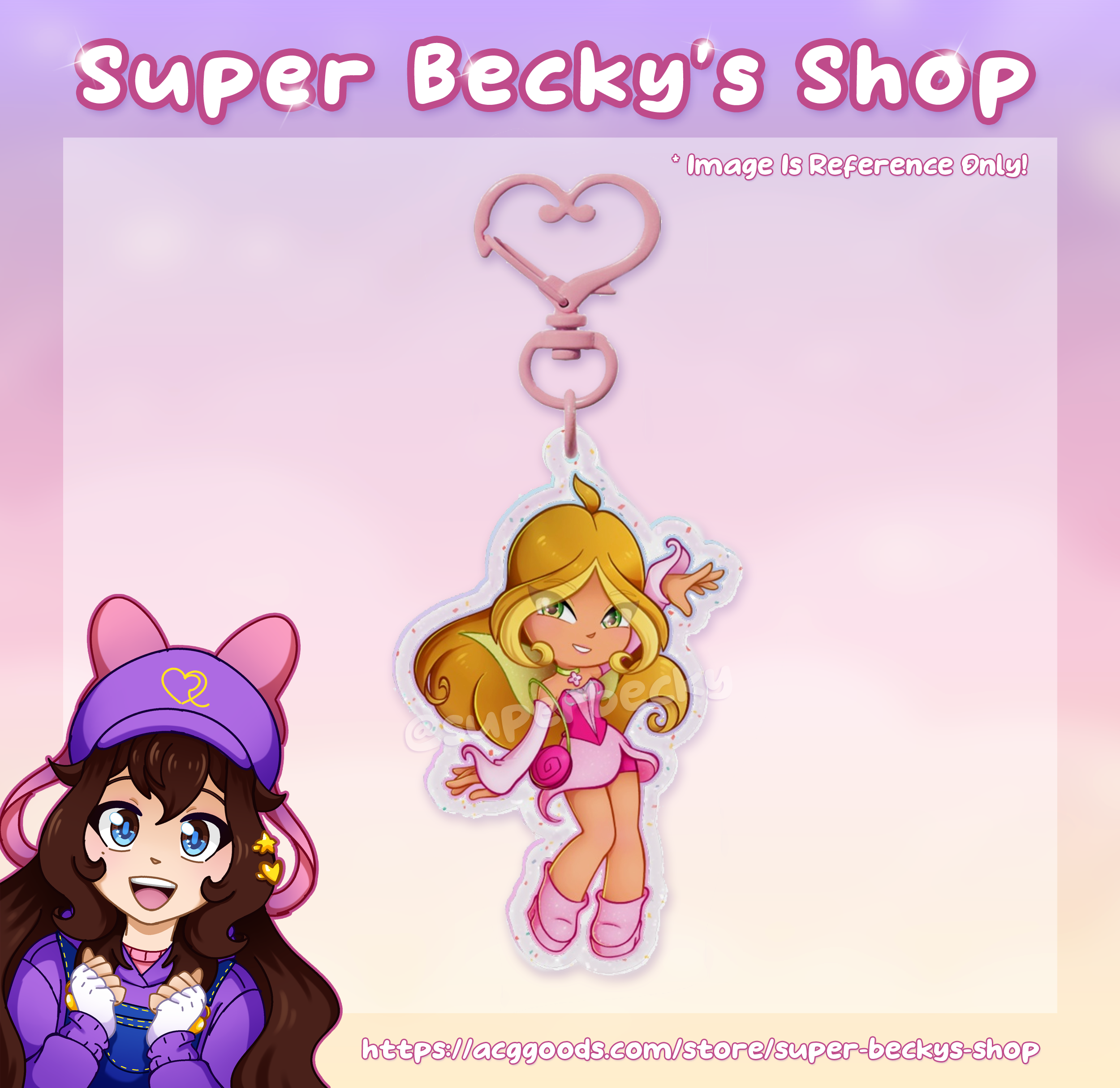Winx Club Flora Charmix Keychain