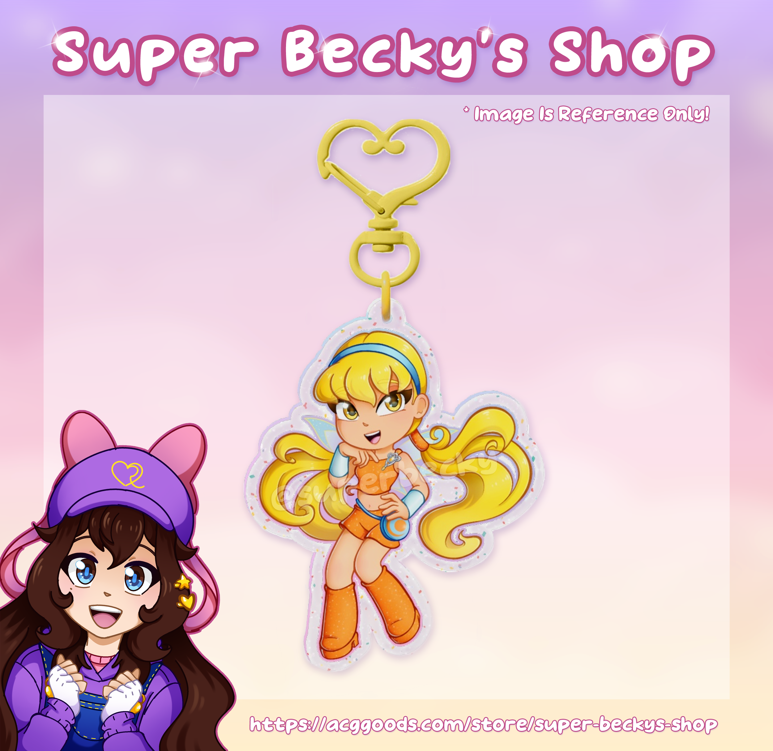 Winx Club Stella Charmix Keychain