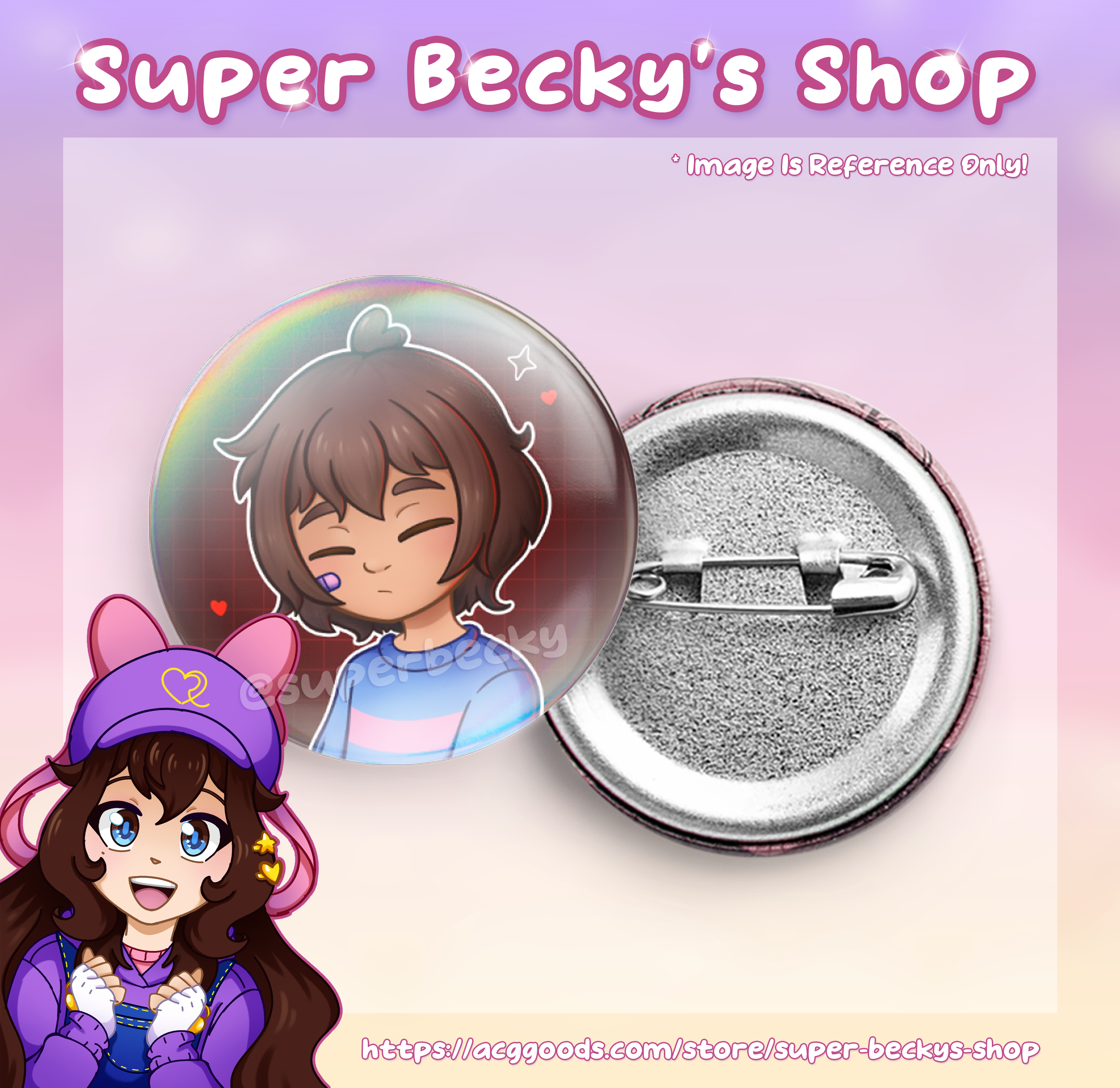 Undertale Frisk 10th Anniversary Pin