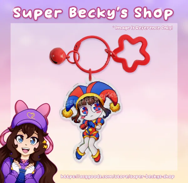 TADC Pomni Acrylic Keychain