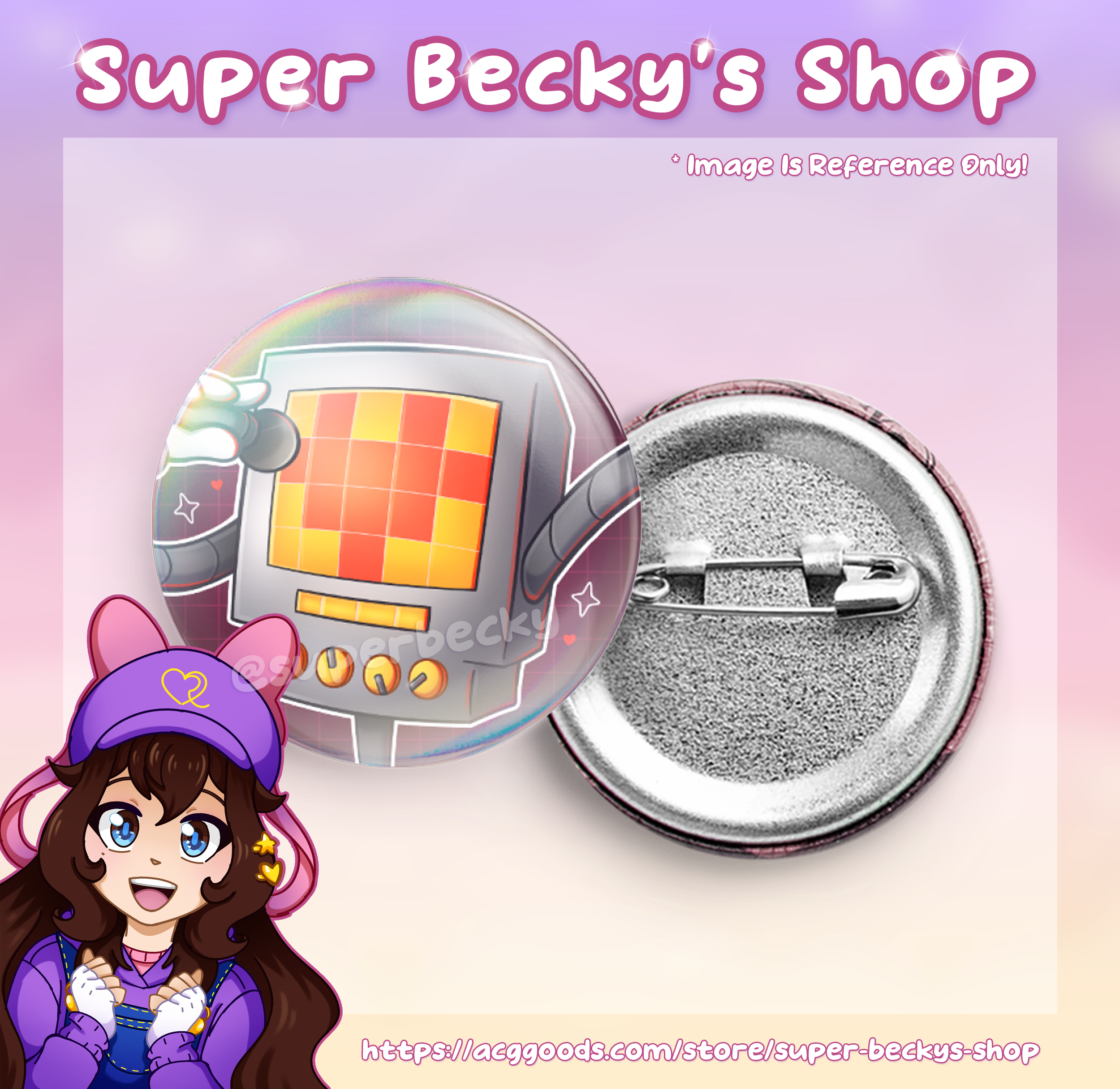 Undertale Mettaton 10th Anniversary Pin