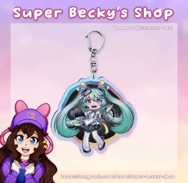 Hastune Miku 10th Anniversary Expo Keychain